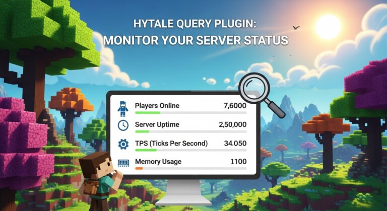 Hytale Query Plugin: Monitore o Status do Seu Servidor
