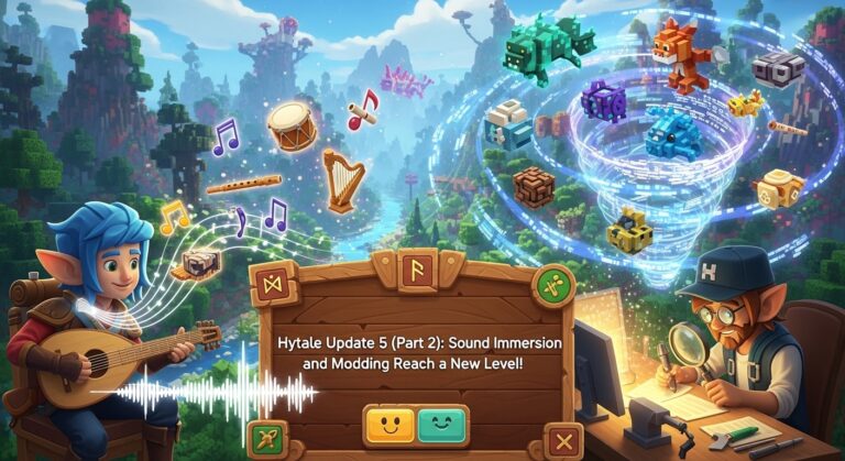 Hytale Update 5 (Part 2): Sound immersion and modding reach a new level!