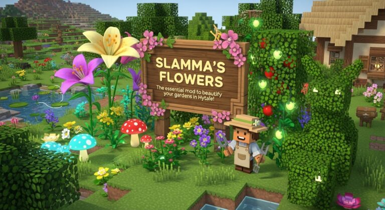Slamma’s Flowers: The essential mod to beautify your gardens in Hytale!